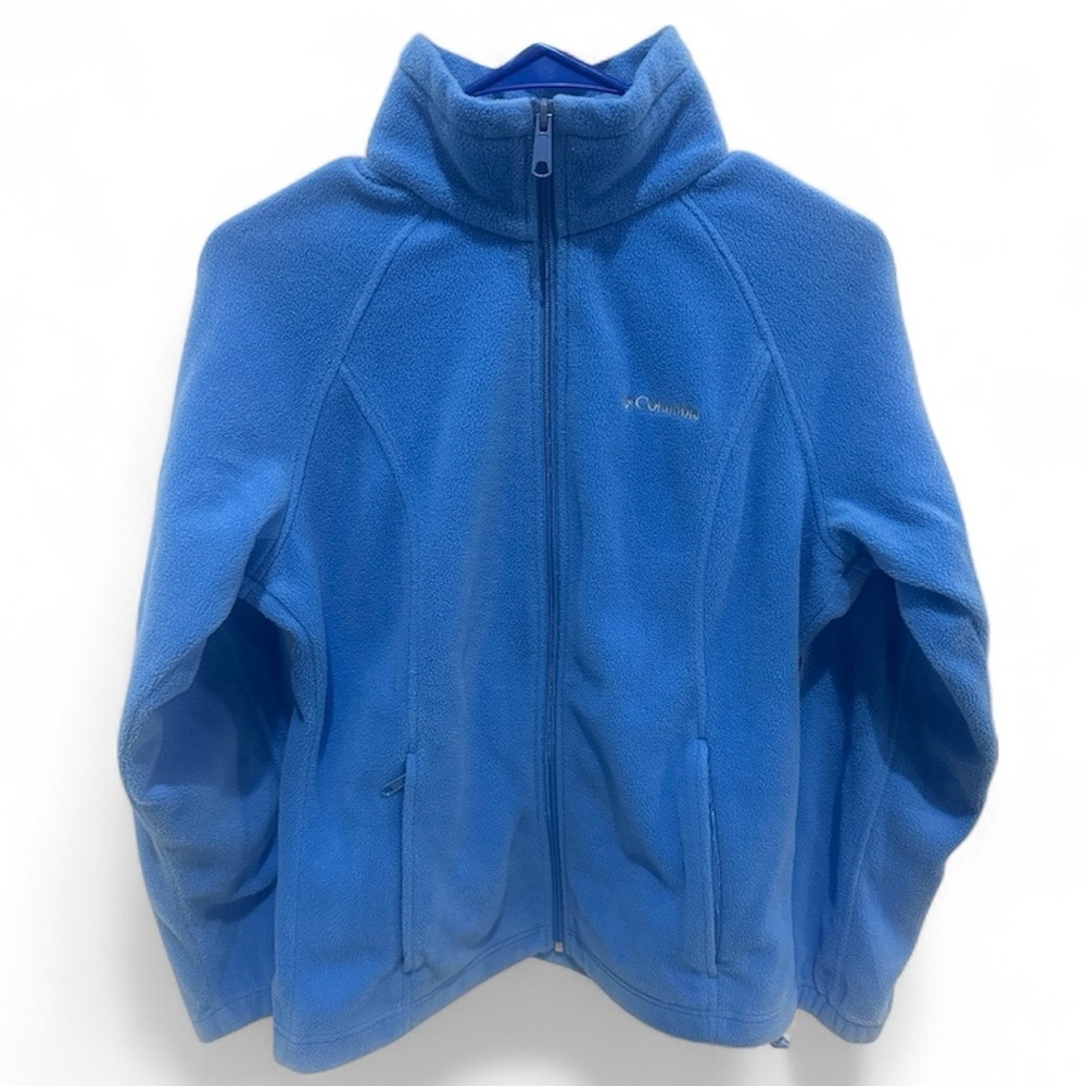 Women’s Columbia blue Full Zip Fleece Jacket Sweater - Size S